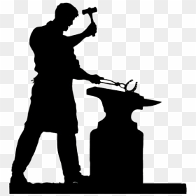 Blacksmith Silhouette Png Picture - Blacksmith Png, Transparent Png - baby silhouette png