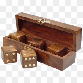 Dice Box - Kotak Dadu Kayu, HD Png Download - dice transparent png