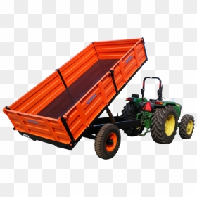 Indian Tractor With Trailer Png , Png Download - Tractor And Trailer India, Transparent Png - tractor trailer png