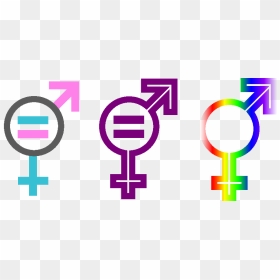 Transparent Gender Icon Png - Gender Equality Symbol Transparent, Png Download - gender icon png