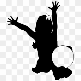 キューピット イラスト 簡単, HD Png Download - gymnastics silhouette png