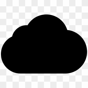 Black Cloud Shape - Nuvem Cinza Em Png, Transparent Png - cloud shape png