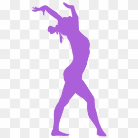 Silhouette Gymnastics, HD Png Download - gymnastics silhouette png
