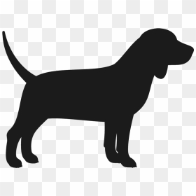 Beagle Rubber Stamp - Cachorro Do Rabo Curto, HD Png Download - baby silhouette png