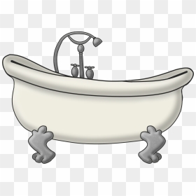 Tub Clipart Book, HD Png Download - tub png