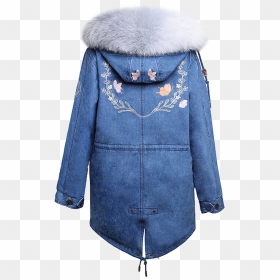 Denim Parka Blue Gradient Fox , Png Download - Fur Clothing, Transparent Png - blue gradient png