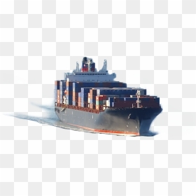 Ship Moving Cargo Png, Transparent Png - cargo ship png