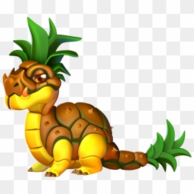 Pineapple As A Dragon Clipart , Png Download - Dragon Mania Legends Fruit Dragon, Transparent Png - tiki torch png