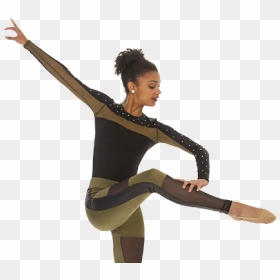 Dance Costumes And Apparel - Modern Unitard Costumes, HD Png Download - gymnastics silhouette png