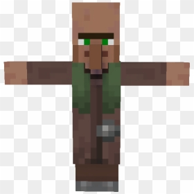 Minecraft Villager T Pose, HD Png Download - minecraft explosion png
