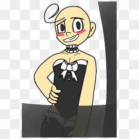 Cursed i Regret Drawing Baldi In A Playboy Bunny Outfit~mod - Baldi Cursed, HD Png Download - playboy bunny png