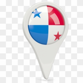 Round Pin Icon - Panama Flag Png Icon, Transparent Png - google pin png