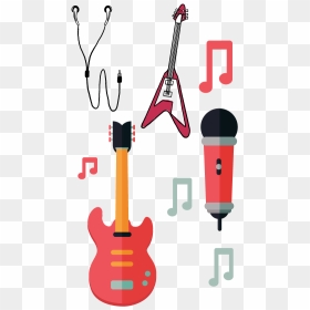 Guitar Clipart Microphone - Clip Art, HD Png Download - open mic png