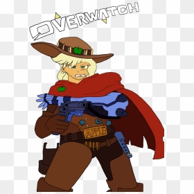 Mccree Cigar Png - Cartoon, Transparent Png - mccree hat png