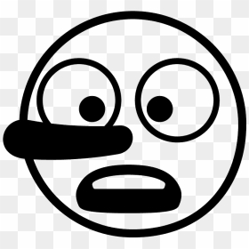 Lying Face Emoji Clipart - Lying Face Emoji Black And White, HD Png Download - eye roll emoji png