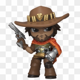 Funko Mystery Minis Overwatch, HD Png Download - mccree hat png