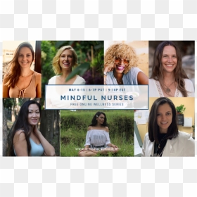 Squarespace Mindful Nurses Pink Background, HD Png Download - nurses png