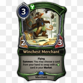 Eternal Card Game Wiki - Winchest Merchant, HD Png Download - falling cards png