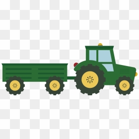 Agricultural Vehicles Transprent Png - Samolepky Na Zeď Traktor, Transparent Png - tractor trailer png