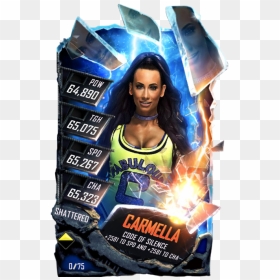Becky Lynch Wwe Supercard, HD Png Download - carmella png