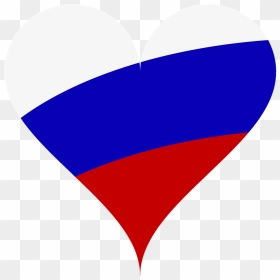 Russian Heart Transparent, HD Png Download - russia flag png