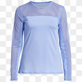 Long-sleeved T-shirt, HD Png Download - blue shell png