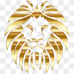 Gold Lion Clipart - Gold Lion Logo Png, Transparent Png - lion icon png