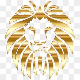 Gold Lion Clipart - Gold Lion Logo Png, Transparent Png - lion icon png