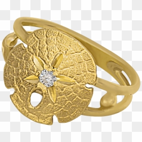 Sanddollars Featured Jewelry Item - Ring, HD Png Download - sand dollar png