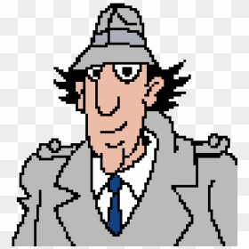 Inspector Gadget Pixel Art Clipart , Png Download - Inspector Gadget Brown Bricks, Transparent Png - inspector gadget png