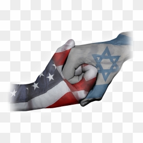 God Bless America And Israel , Png Download - Israel American Flag Hand, Transparent Png - god bless america png
