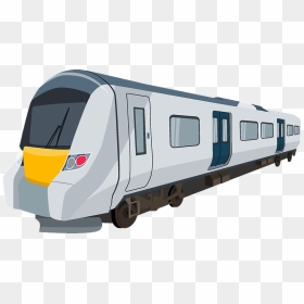 Train Clipart - High-speed Rail, HD Png Download - train clipart png