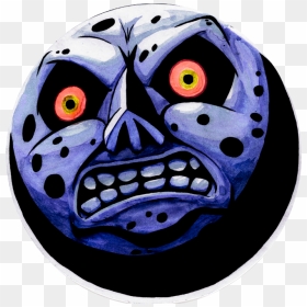 Mask, HD Png Download - majora's mask moon png