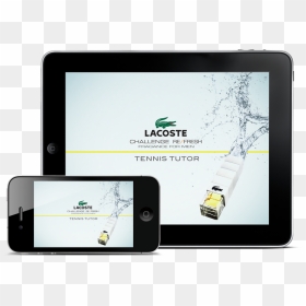 Lacoste Challenge Tennis Tutor App - Iphone, HD Png Download - lacoste logo png