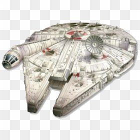 Star Wars Millennium Falcon Png, Transparent Png - spacecraft png