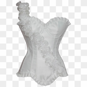 White Corset Transparent Image - Corset, HD Png Download - corset png