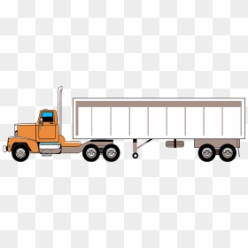 Car,brand,commercial Vehicle - 18 Wheeler Truck Clipart, HD Png Download - tractor trailer png