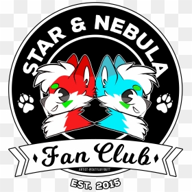 Star And Nebula Fanclub Shirt Clipart , Png Download - Illustration, Transparent Png - nebula transparent png