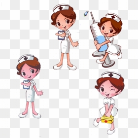 Box Physician Nursing Nurses Hospital Creative Medicine - Nurse With Syringe Cartoon, HD Png Download - nurses png