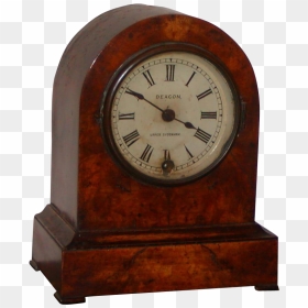 Antique Mantel Clock Vector, HD Png Download - old clock png