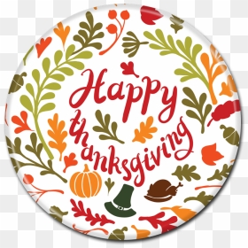 Transparent Happy Holidays Text Png - Vector Thanksgiving Circle Png, Png Download - happy holidays text png