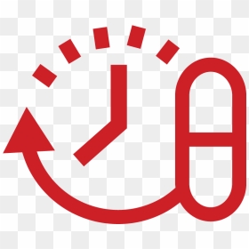 Icon Of A Countdown Timer And A Single Pill - Medication Adherence Icon, HD Png Download - cvs png