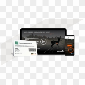 Huntingsmart Texas Hunter Safety Education Course - Headphones, HD Png Download - trash dove png