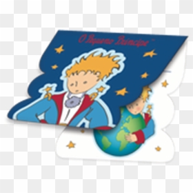 Convite O Pequeno Príncipe 8 Unidades Festcolor - Little Prince Birthday Card, HD Png Download - pequeno principe png
