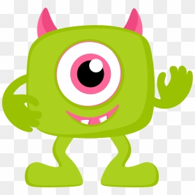 B *✿* De Minus Monster Face, Monster S, Kids Mania - Monsters Inc Baby Clipart, HD Png Download - monster face png