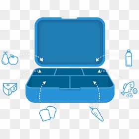 Pack A Quick And Easy Healthy Lunch Box - Cancer Council Healthy Lunchbox, HD Png Download - lunch box png