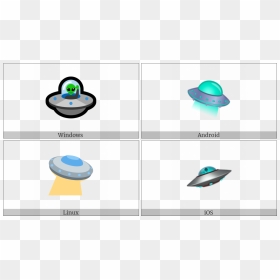 Flying Saucer On Various Operating Systems, HD Png Download - flying saucer png