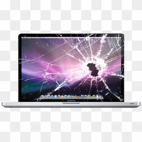 A1297 Macbook Pro Keyboard Replacement In Goregaon, - Laptop Broken Screen .png, Transparent Png - glass broken png