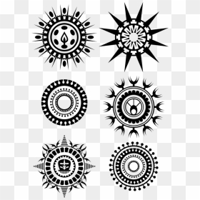 Simple Circle Tattoo Design, HD Png Download - tribal circle png