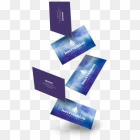 Falling Business Card Mockups2 - Brochure, HD Png Download - falling cards png